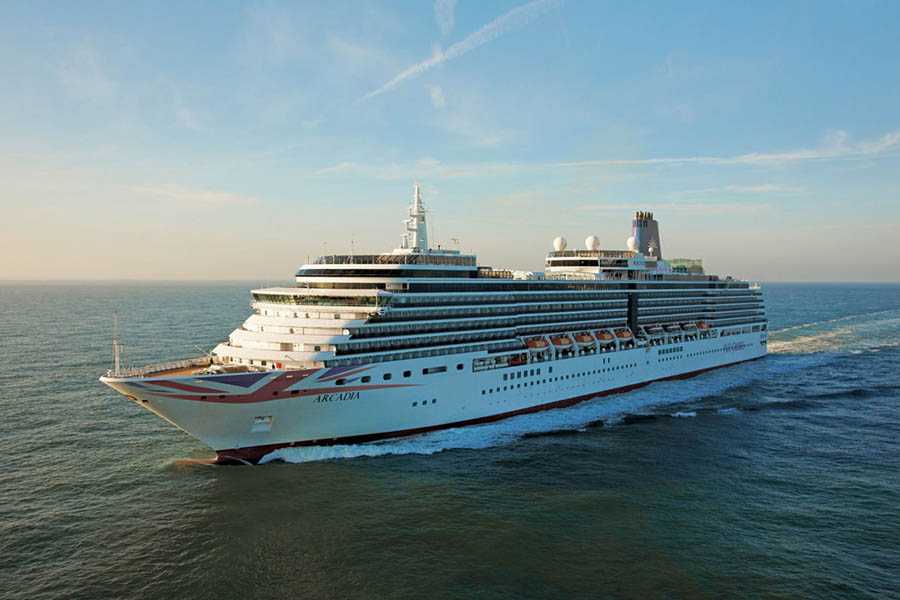 P&O Cruises Arcadia Aussenansicht
