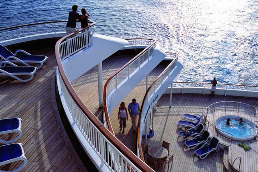 P&O Cruises Aurora Aussichtsdeck
