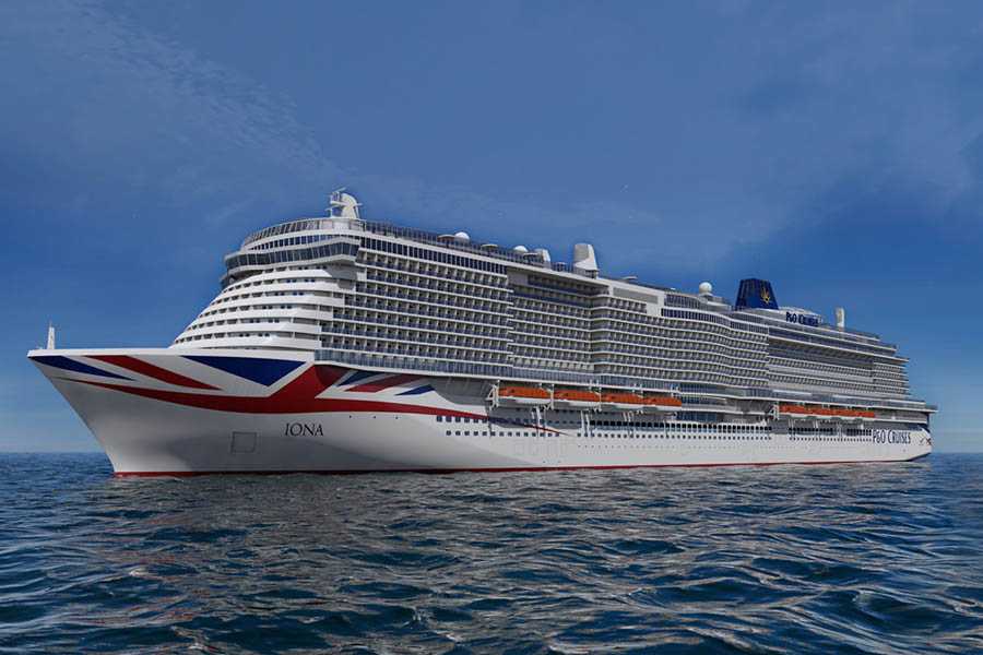 P&O Cruises Iona Aussenansicht