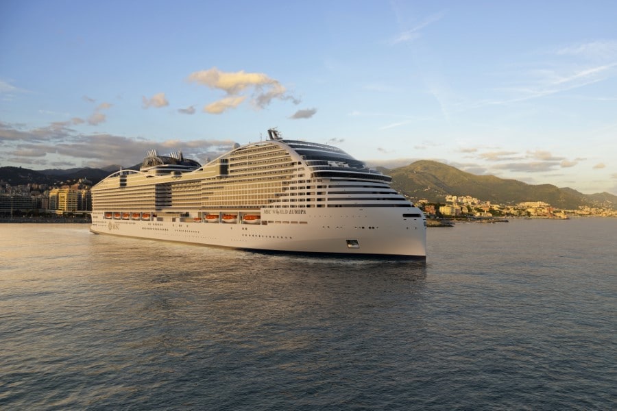 Die MSC World Europa setzt neue Maßstäbe für Nachhaltigkeit auf See
