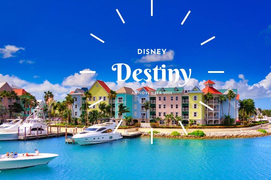 Disney Destiny sticht im November 2025 erstmals in See