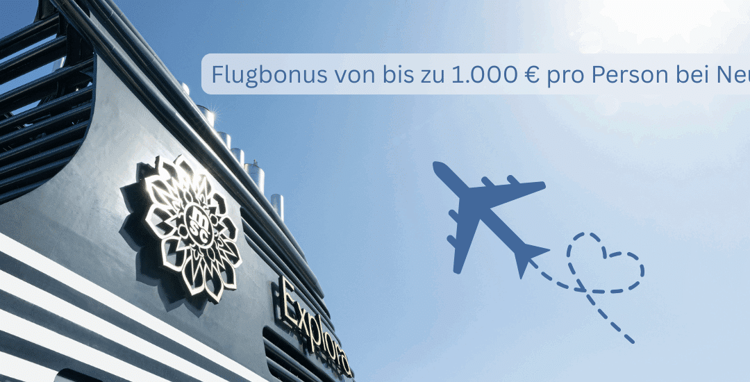 Explora Journeys – Flugbonus-Special